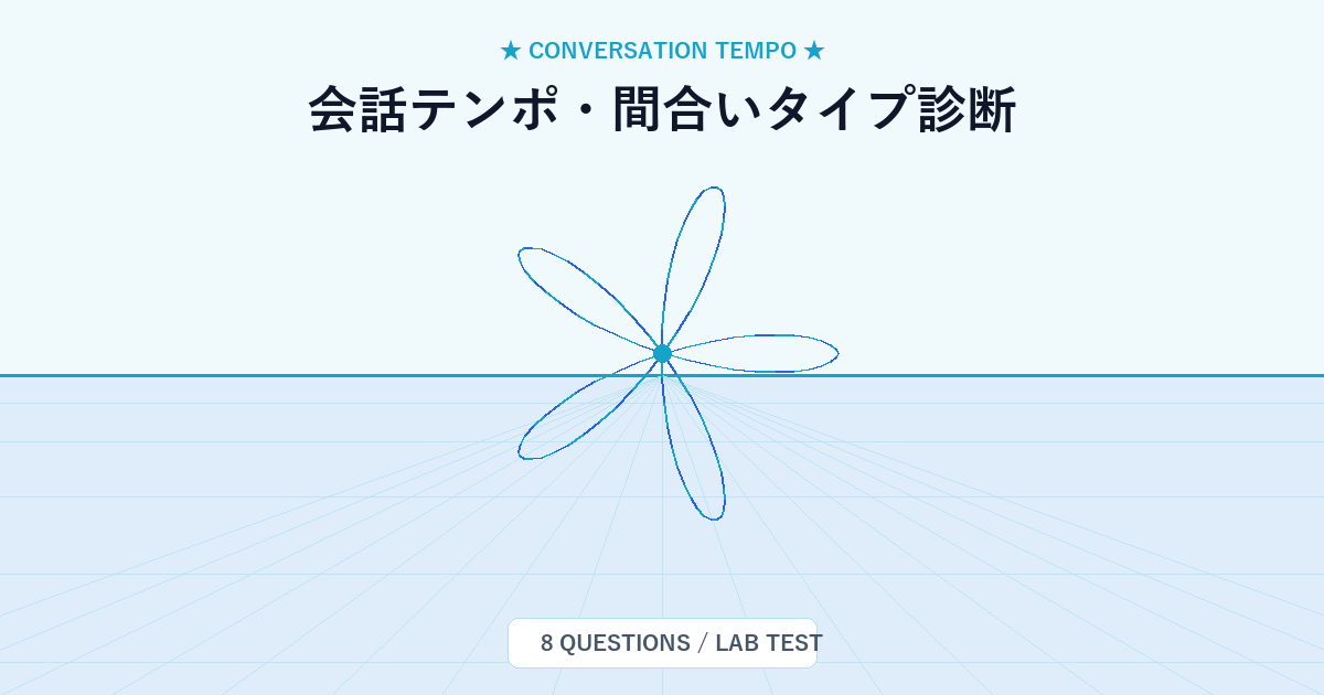会話テンポ・間合いタイプ診断