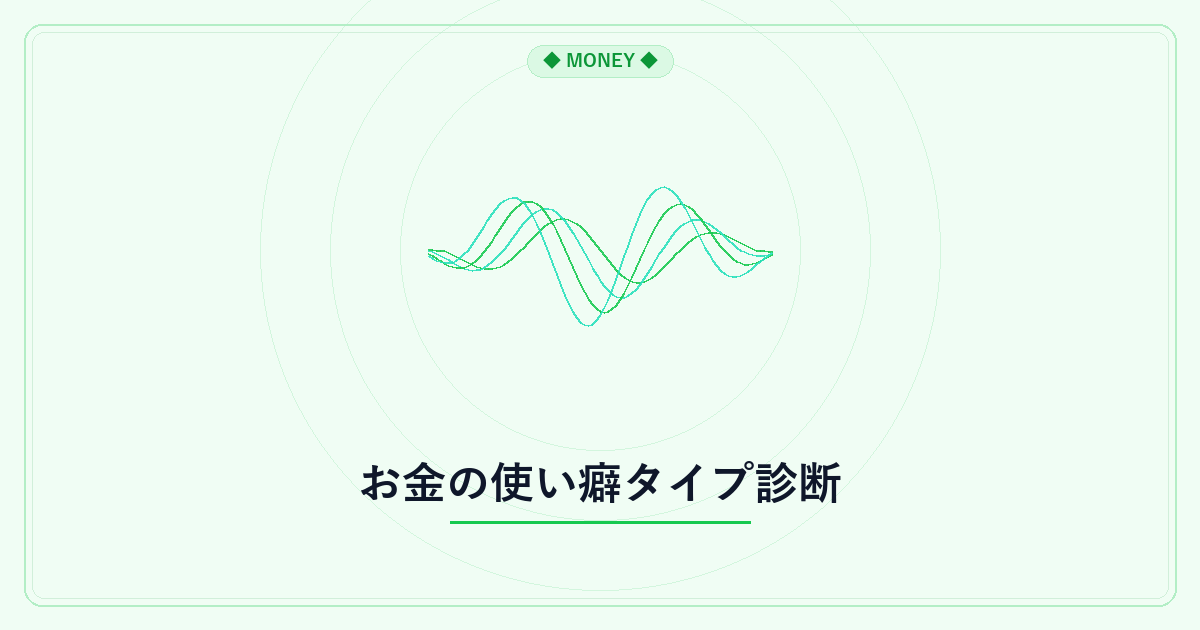 お金の使い癖タイプ診断