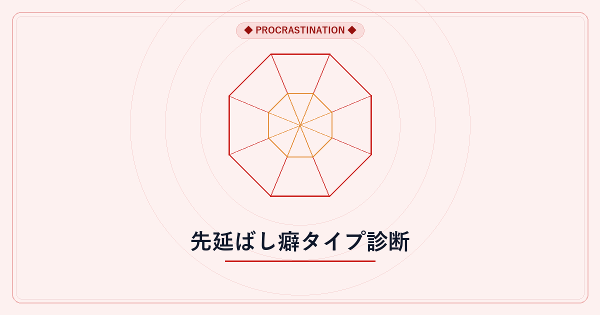 先延ばし癖タイプ診断
